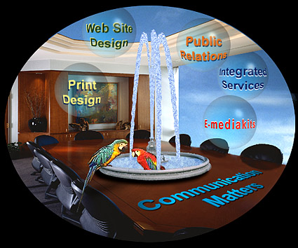 Toronto based Communication
Matters provides one-stop marketing expertise to high tech and industrial companies
through public relations, e-mediakits, print design and web site design